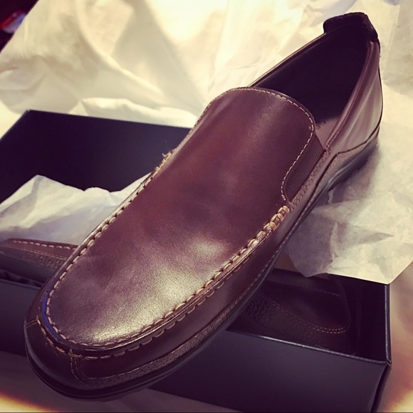New Cole Haan Tucker Venetian Loafer, Dark Brown - Picture 2 of 5